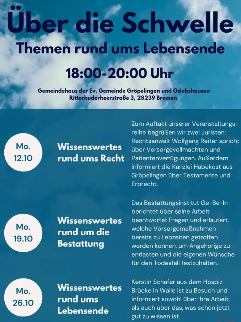 Über die Schwelle - Themen rund ums Lebensende - Teil 3
