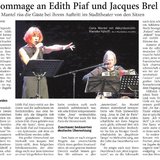 Das unmögliche Konzert - PIAF trifft BREL