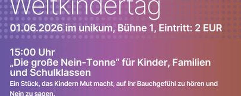 Vorhang auf zum Weltkindertag am 01. Juni 2026