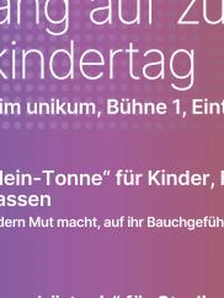 Vorhang auf zum Weltkindertag am 01. Juni 2026