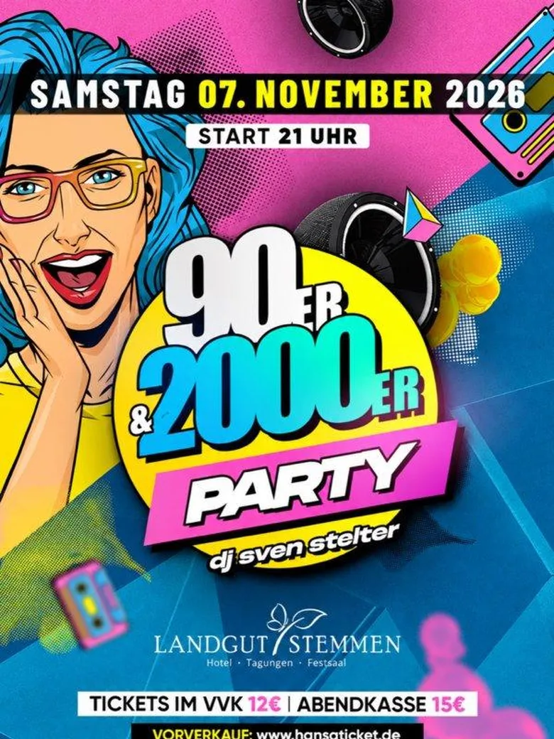 90er und 2000er Party