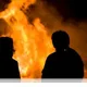 Osterfeuer in Ollen