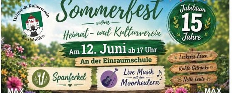 Sommerfest vom Heimat- und Kulturverein Karlshöfen