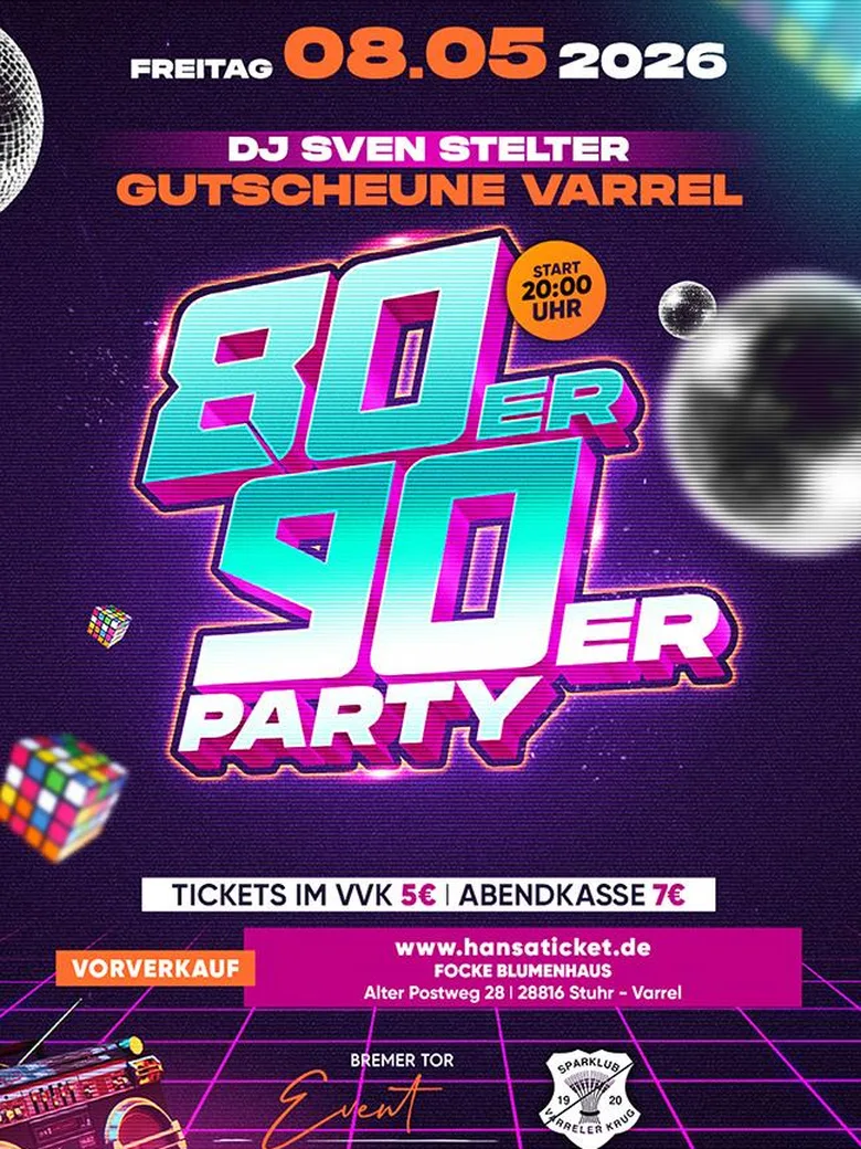 80er 90er Party