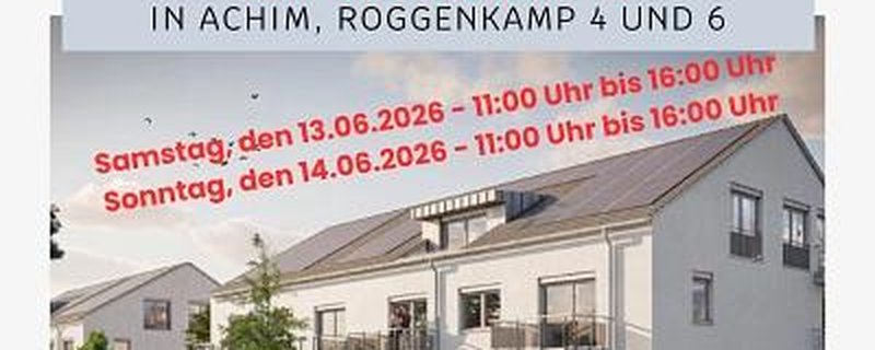 Tag der offenen Tür - Mietwohnungen in Achim, Roggenkamp 4 und 6