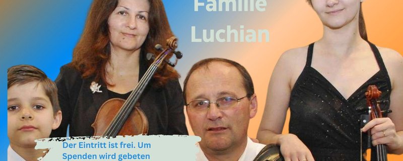 Konzert mit Familie Lucian in St. Magni