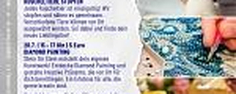 Familiencafé und Diamond Painting