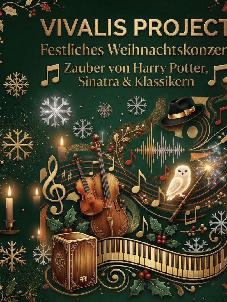 Vivalis Project "Festliches Weihnachtskonzert" Zauber von Harry Potter, Frank Sinatra & Klassikern