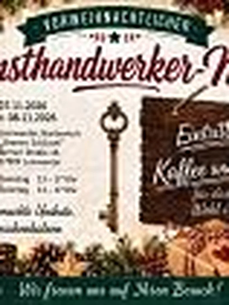 Vorweihnachtlicher Kunsthandwerkermarkt