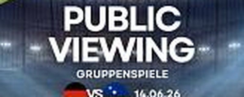 WM 2026 - Public Viewing im Hamme Forum