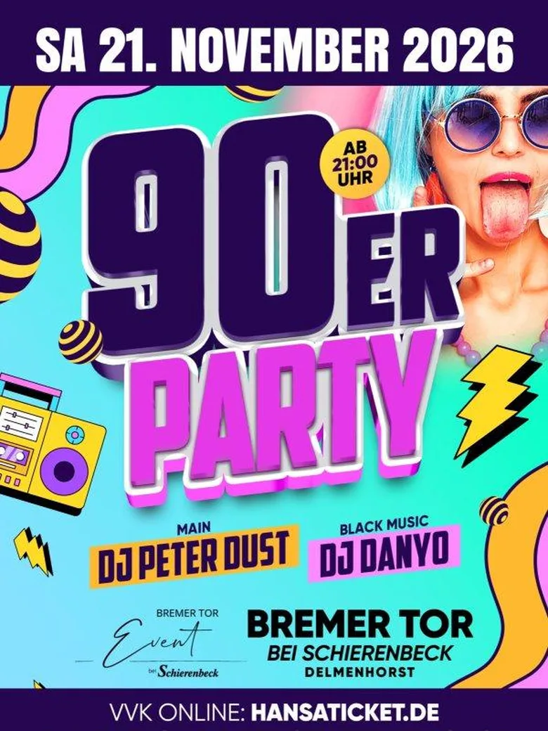 90er Party in Delmenhorst