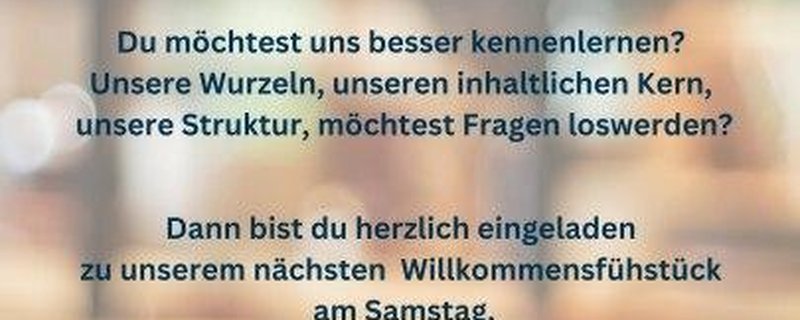 Willkommensfrühstück