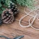 Weihnachtsbasteln aus Naturmaterialien