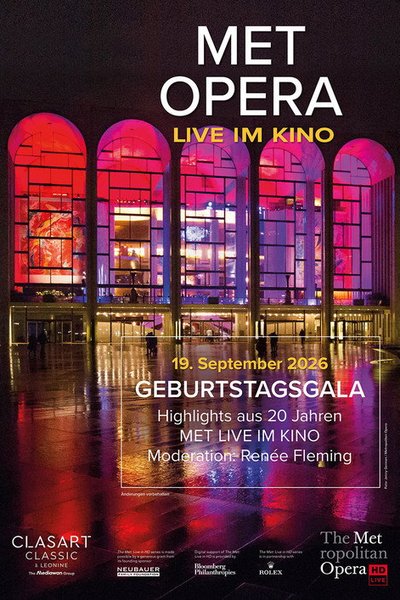 Geburtstagsgala - 20 Jahre Met live im Kino