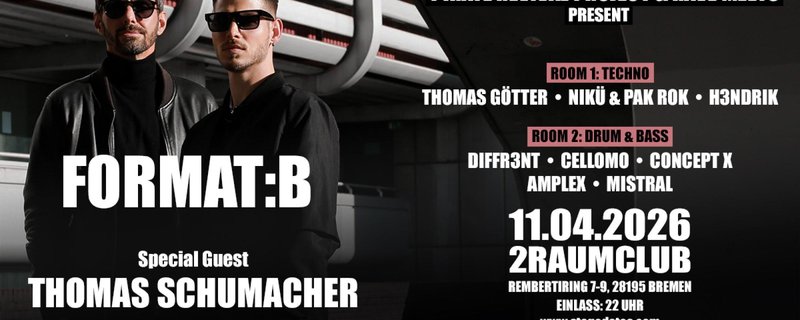 PIRATE REVIVAL PROJECT & RAVE MEETS pres. THOMAS SCHUMACHER & FORMAT: B