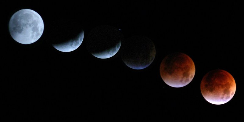 Partielle Mondfinsternis über Bremen